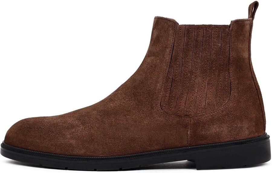 DERIMOD Chelsea Boots Suede Leather Chelsea