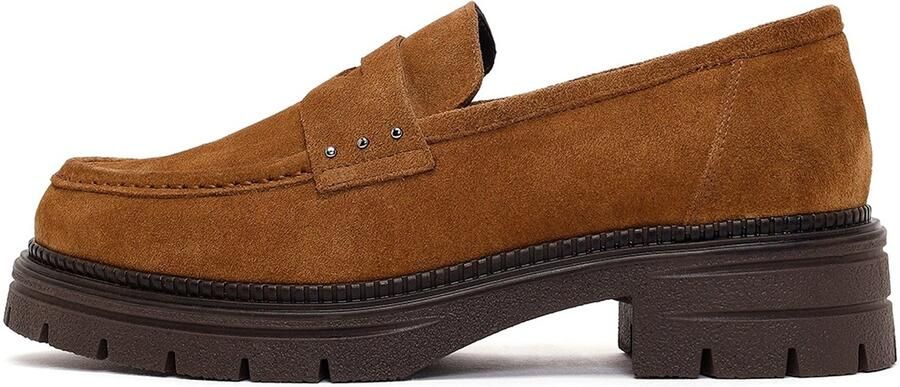 DERIMOD Chunky Loafers Chunky Loafers Van Echt Leer