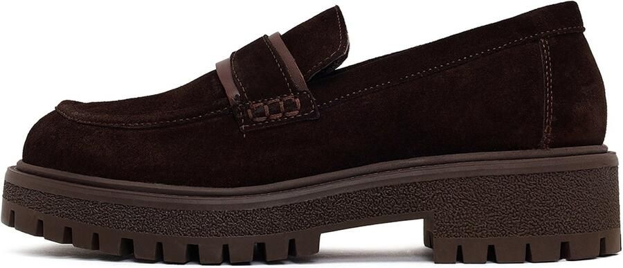 DERIMOD Chunky Loafers Suède Chunky