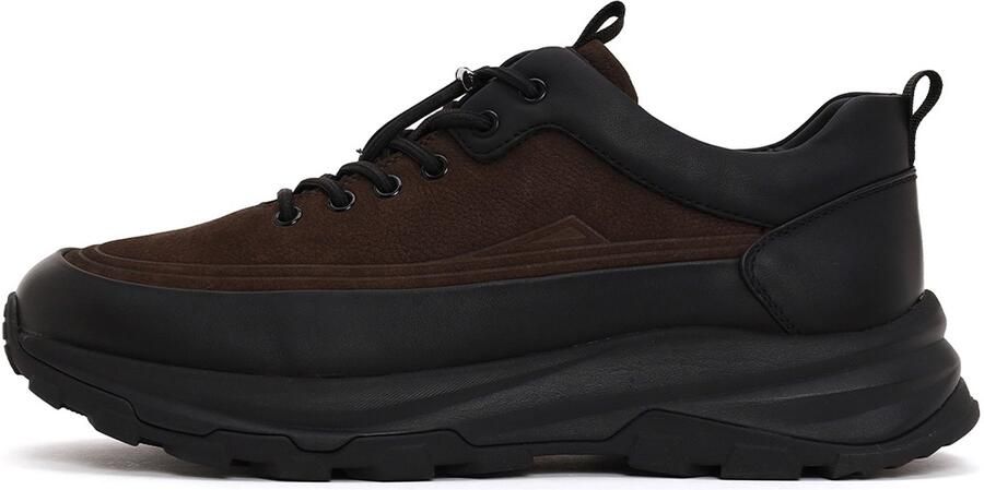 DERIMOD Chunky Sole Sneakers Echt Leren Chunky Sole