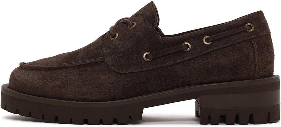 DERIMOD Chunky Veterloafers Suède Chunky Veterloafers