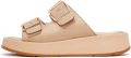 DERIMOD Comfort Muiltjes Leren Comfort - Beige