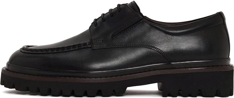 DERIMOD Derbyschoenen Met Chunkyzool Leren Derbyschoenen Met Chunkyzool
