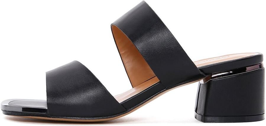 DERIMOD Heeled Mules Imitation Leather Heeled