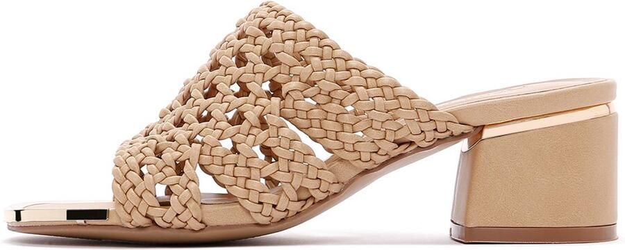 DERIMOD Heeled Mules Imitation Leather Heeled