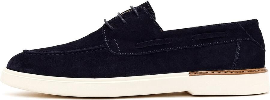 DERIMOD Klassieke Veterschoenen Suède Klassieke