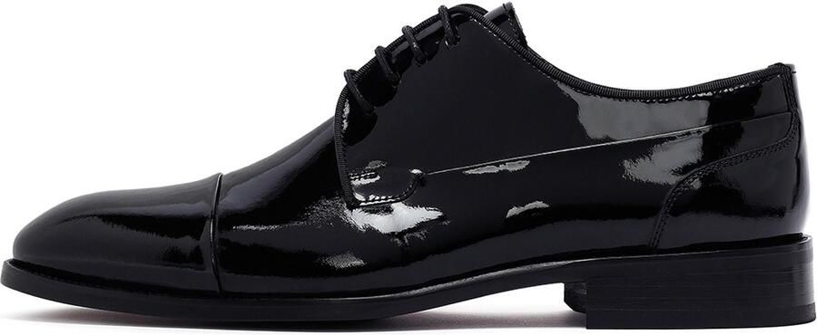DERIMOD Lakderbyschoenen Echt Leren Lakderbyschoenen