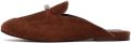 DERIMOD Loafer Muiltjes Suède Loafer - Bruin