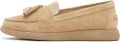 DERIMOD Loafers Leren Loafers With Tassel - Beige