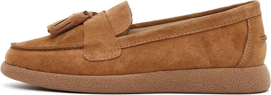 DERIMOD Loafers Leren Loafers With Tassel