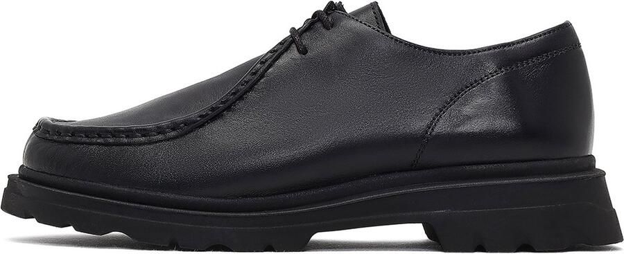 DERIMOD Masculiene Veterschoenen Echt Leren Masculiene