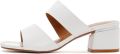 DERIMOD Muiltjes Met Middelhoge Hak Imitation Leren Mid Heel - Wit
