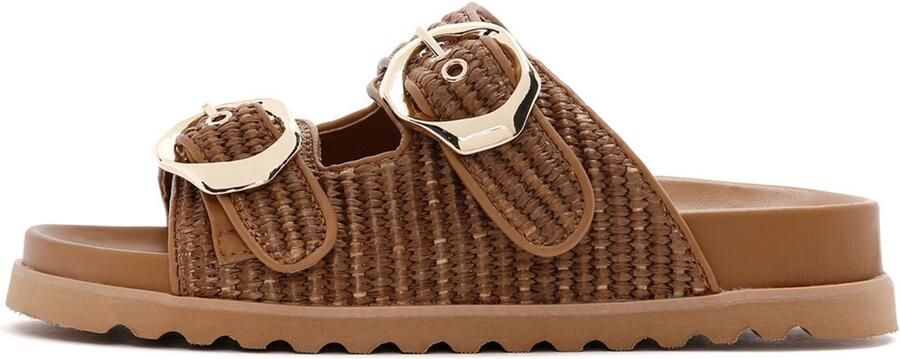 DERIMOD Mules Imitation Leather Wicker
