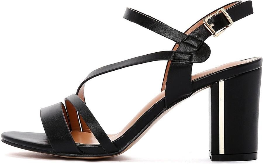 DERIMOD Sandalen Met Hoge Hak Imitation Leren High Heel