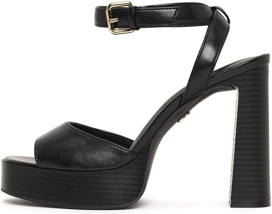 DERIMOD Sandalen Met Hoge Hak Imitation Leren High Heel