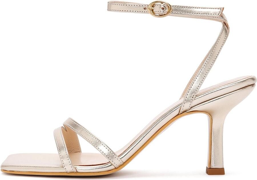 DERIMOD Sandalen Met Hoge Hak Imitation Leren High Heel