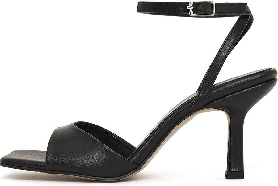 DERIMOD Sandalen Met Hoge Hak Imitation Leren High Heel