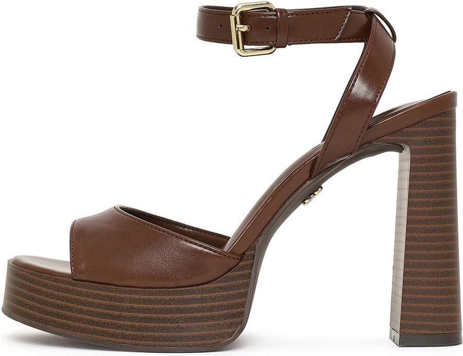 DERIMOD Sandalen Met Hoge Hak Imitation Leren High Heel