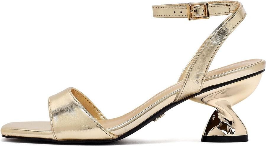 DERIMOD Sandalen Met Hoge Hak Imitation Leren High Heel