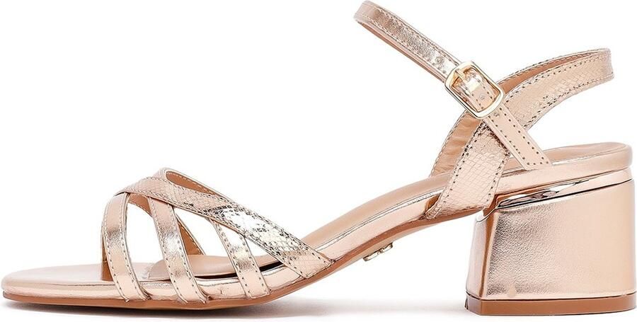 DERIMOD Sandalen Met Hoge Hak Imitation Leren High Heel