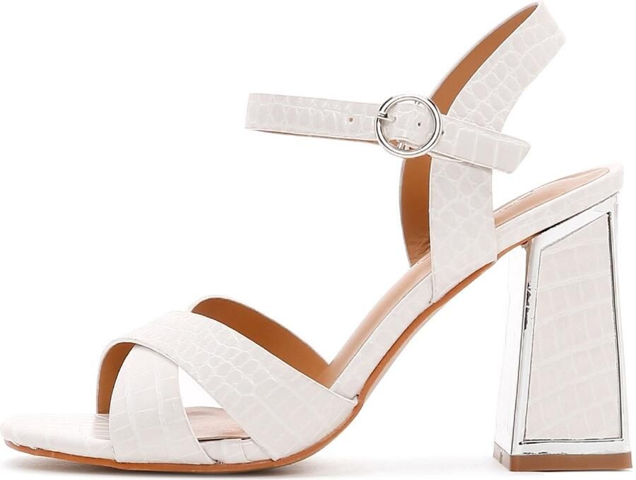 DERIMOD Sandalen Met Hoge Hak Imitation Leren High Heel