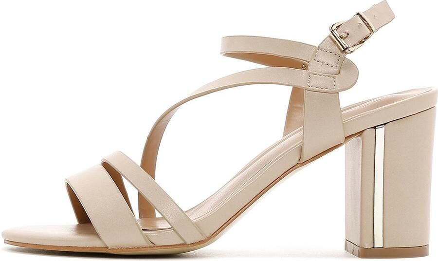 DERIMOD Sandalen Met Hoge Hak Imitation Leren High Heel