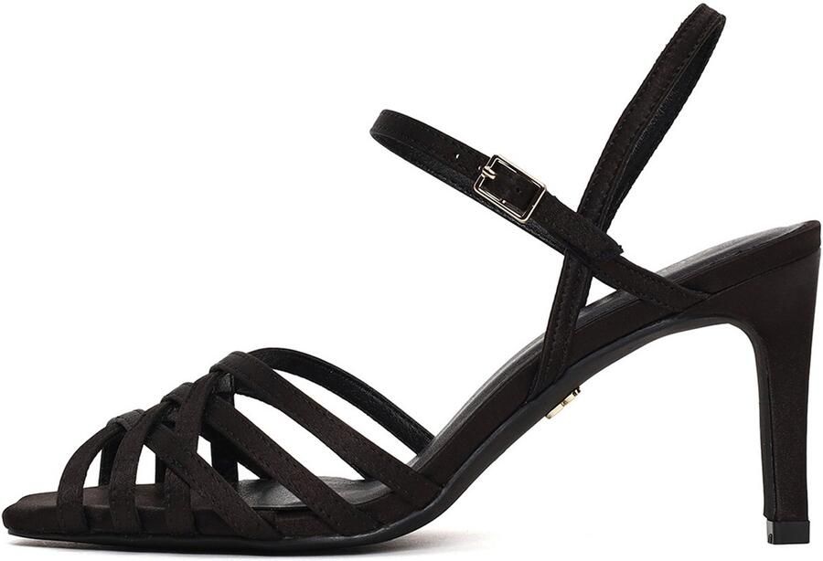 DERIMOD Sandalen Met Hoge Hak Textiel High Heel