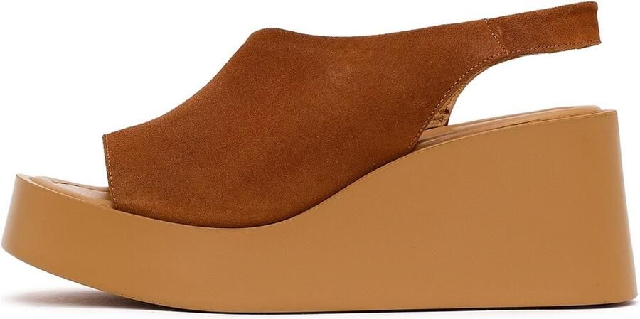 DERIMOD Sandalen Met Sleehak Suède Wedge