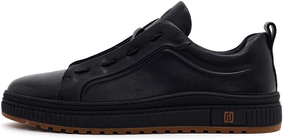 DERIMOD Slip-On Sneakers Echt Leren Slip-On