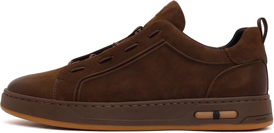 Derimod Sneakers laag chocoladebruin