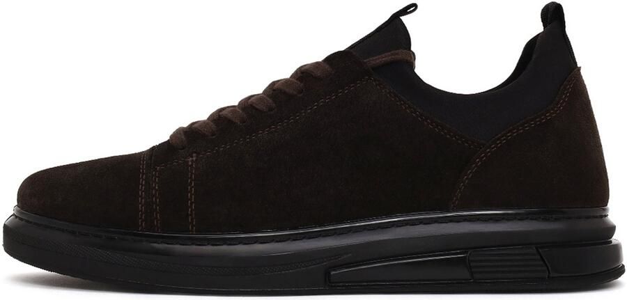 Derimod Sneakers laag chocoladebruin