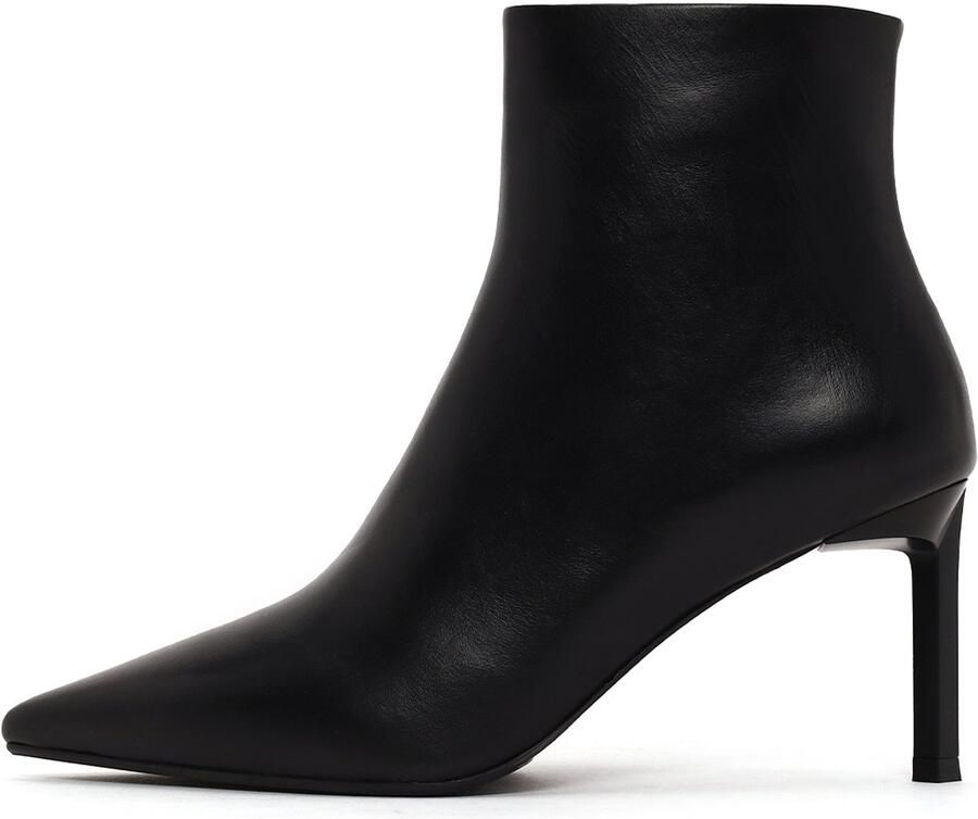 DERIMOD Stiletto-enkellaarzen Leren Stiletto-enkellaarzen