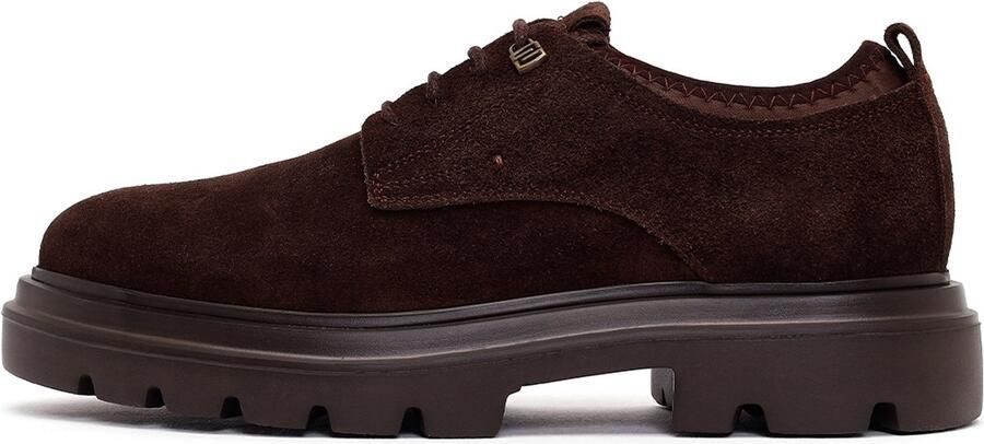 DERIMOD Veterschoenen Derby Veterschoenen Derby Van Echt Suède