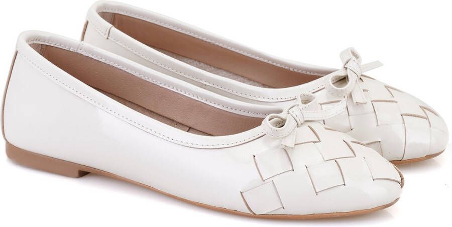 DESA Ballerina's Imitatieleer Wit Vrouwen