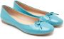 DESA Ballerina's Leer Blauw Vrouwen Schoenpunt: Nez rond - Thumbnail 2