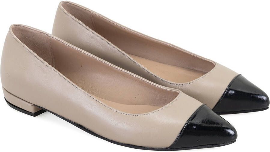 DESA Ballerina's Leer Nerts Vrouwen Schoenpunt: Nez pointu