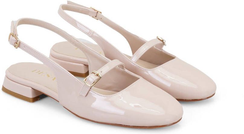 DESA Ballerina's Leer Nude Vrouwen Schoenpunt: Nez rond