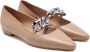 DESA Ballerina's Leer Nude Vrouwen Schoenpunt: Nez pointu - Thumbnail 3