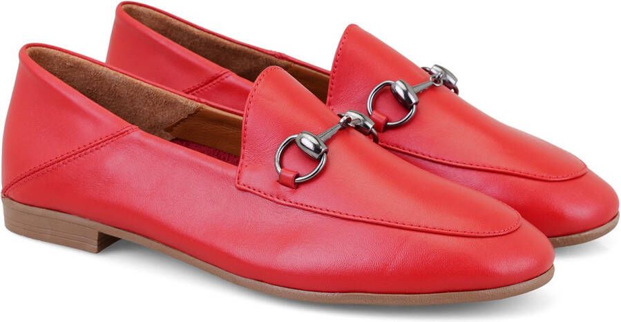 DESA Ballerina's Leer Rood Vrouwen