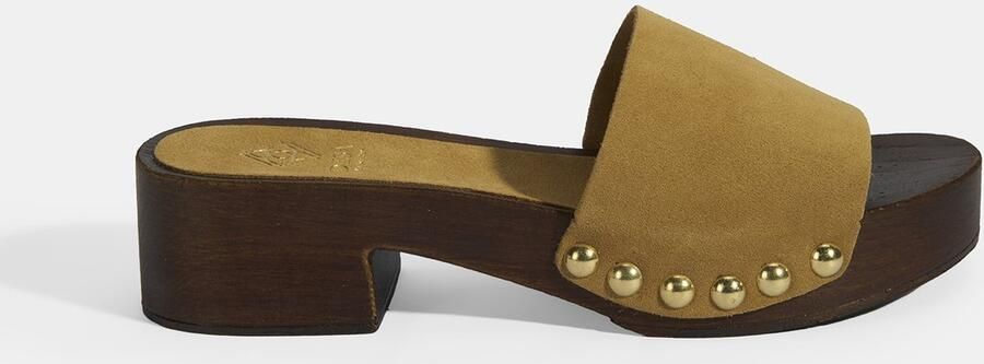 DESA Muiltje Imitatieleer Bruin Vrouwen Schoenpunt: Nez ouvert