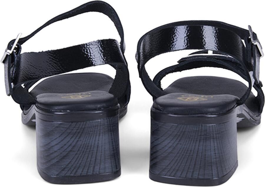 DESA Sandalen Leer Donkerblauw Vrouwen Schoenpunt: Nez ouvert