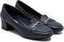DESA Hakken Leer Marineblauw Vrouwen Schoenpunt: Nez rond - Thumbnail 1