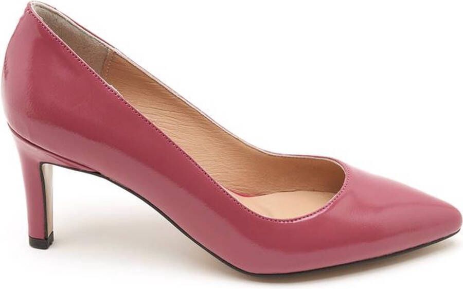 DESA Hakken Leer Roze Vrouwen Schoenpunt: Puntige