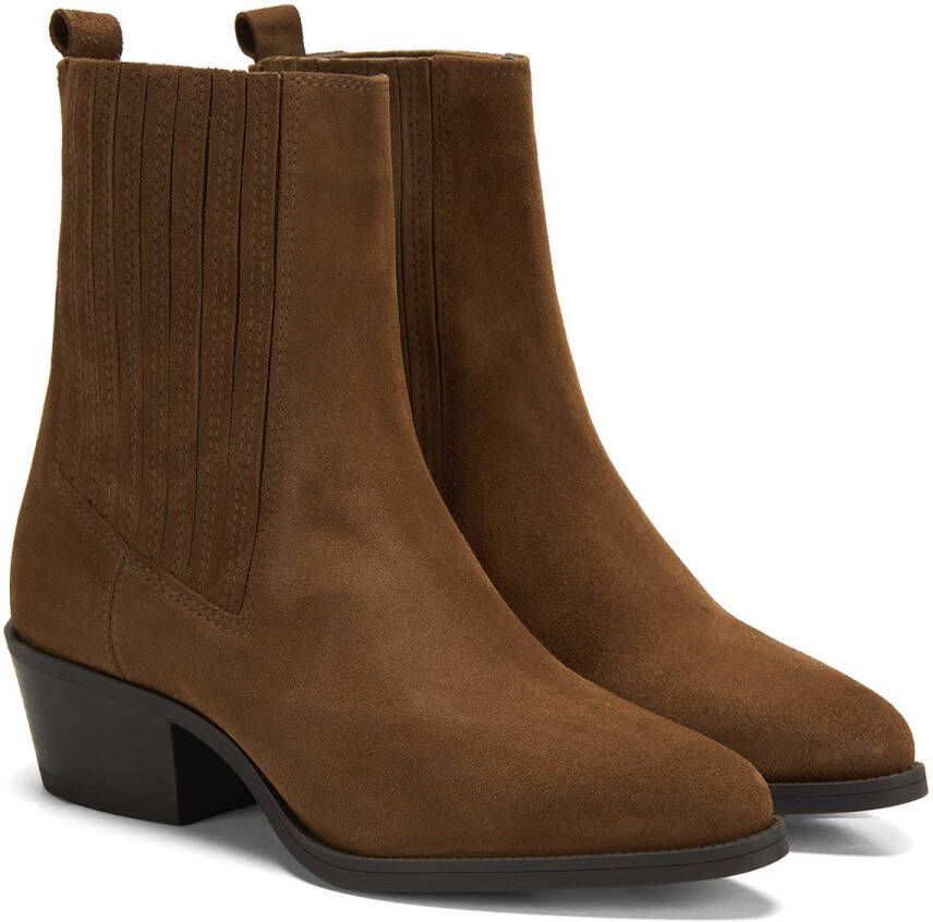 DESA Laarzen Suède Bruin Vrouwen Schoenpunt: Puntige