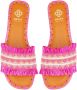 DESA Pantoffels Canvas Roze Vrouwen Schoenpunt: Open - Thumbnail 1