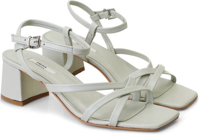 DESA Sandalen Leer Mint Vrouwen Schoenpunt: Nez ouvert