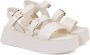 DESA Sandalen Leer Offwhite Vrouwen Schoenpunt: Nez ouvert - Thumbnail 1