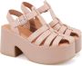 DESA Sandalen Leer Roze Vrouwen Schoenpunt: Nez ouvert - Thumbnail 2
