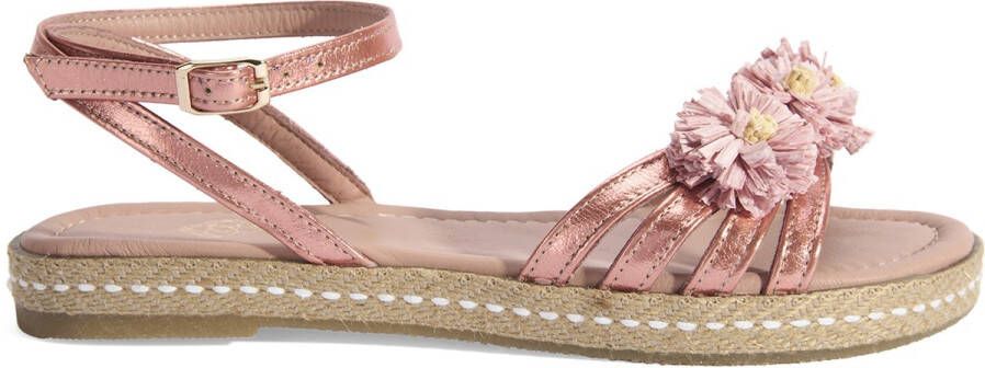 DESA Sandalen Leer Roze Vrouwen Schoenpunt: Nez ouvert