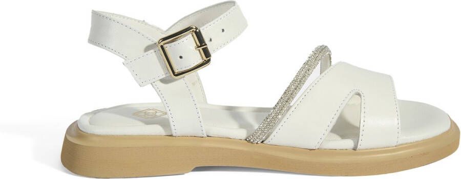 DESA Sandalen Leer Wit Vrouwen Schoenpunt: Nez ouvert